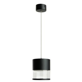 Светильник потолочный DL3078 на подвесе GX53 12W 230V, черный 85x80