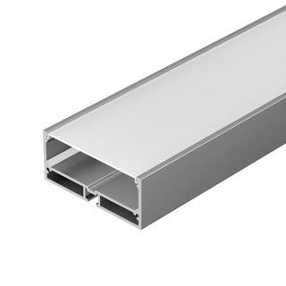 Профиль с экраном SL-LINE-7532-2000 ANOD (Алюминий)