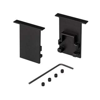 Заглушка SL-COMFORT-2542-F BLACK глухая (Металл)