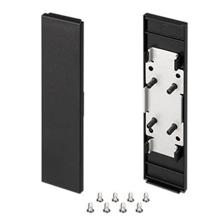 Заглушка SL-LINE-25100-DUAL BLACK глухая (Пластик)