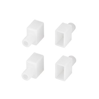 Заглушка WPH-FLEX-0613-SIDE WHITE с отверстием (Силикон)