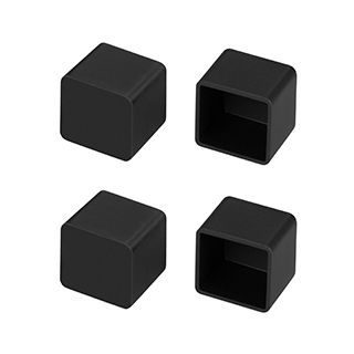 Заглушка WPH-FLEX-1616 BLACK глухая (Пластик)
