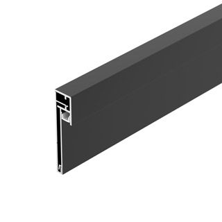 Профиль PLINTUS-H54B-2000 BLACK (Алюминий)