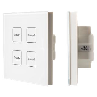 INTELLIGENT ARLIGHT Сенсорная панель DALI-901-11-4G-DIM-DT6-IN White (BUS) (IARL, IP20 Пластик, 3 го
