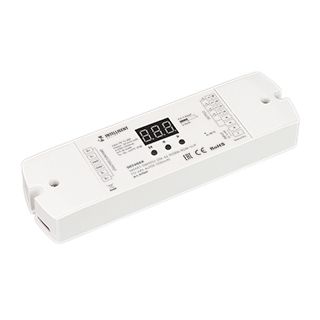 INTELLIGENT ARLIGHT Декодер SMART-DMX512-204-62-RGBW-RDM-SUF (12-48V, 4x350-1200mA) (IARL, IP20 Плас