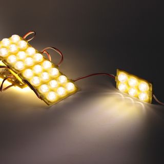 Светодиодный модуль 6 led 3030 MOD113  (12V, 3W, warm white, IP65)