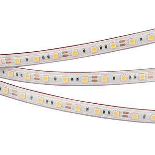 Светодиодная лента герметичная RTW-PS-B60-12mm 12V White6000 (14.4 W/m, IP67, 5060, 5m)