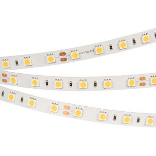 Светодиодная лента RT-B60-10mm 24V Warm3000 (14.4 W/m, IP20, 5m) (Открытый)
