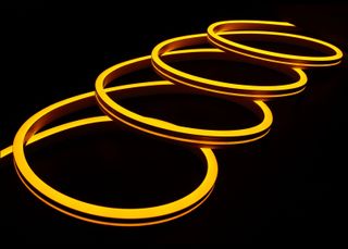 Светодиодный гибкий неон DL-N 8х16 2835 120led  12V Yellow 9.6W