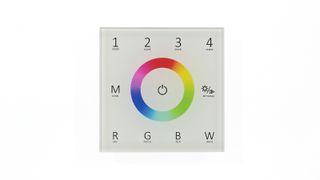 Сенсорная панель IDL-VS-60 White 12-24V, 4x3A, 4x(36-72W), RGBW, RF 2.4GHz