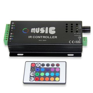 Аудиоконтроллер RGB IDL-A-IR24 (12-24V, 120-240W)