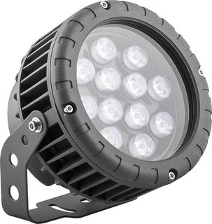 Светодиодный прожектор KDL-12W 220V, Д150xВ200, IP65 Green