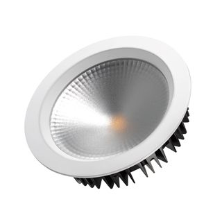 Светодиодный светильник LTD-220WH-FROST-30W Warm White 110deg (IP44 Металл, 3 года)