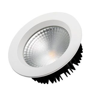 Светодиодный светильник LTD-145WH-FROST-16W Day White 110deg (IP44 Металл, 3 года)