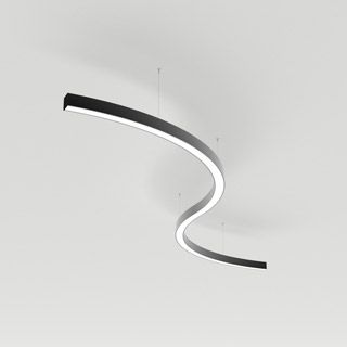 Светильник SP-LINE-HANG ARC-S3535-D1500-124W Day4000 (BLACK, 230V) (Металл)