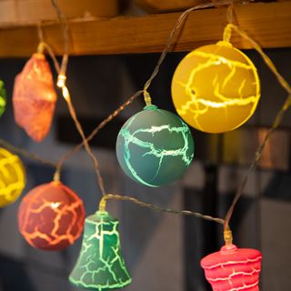 Гирлянда светодиодная Карамельки 1.5 м, прозрачный ПВХ, 10 LED, теплый белый, питание 2 х АА (батаре