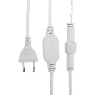 Гирлянда светодиодная Занавес 2x0,8м 160 LED СИНИЙ прозрачный ПВХ IP65 постоянное свечение 230В соед