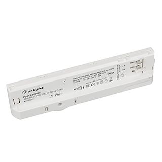 Блок питания для трековых систем ARJ-TR-42-PFC-DALI2-PD-NFC-WH (42W, 10-42V, 0.3-1.05 A, 4TR) (Arlig