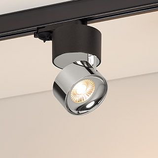 Светильник SP-PLURIO-TRACK-4TR-R77-9W Warm3000 (BK-CHR, 36 deg, 230V) (Arlight, IP20 Металл, 3 года)