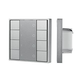INTELLIGENT ARLIGHT Кнопочная панель DALI-201-23-4G-DIM-DT6-IN Silver (BUS, Frame) (IARL, IP20 Метал