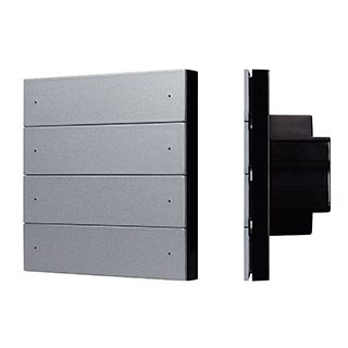 INTELLIGENT ARLIGHT Кнопочная панель SMART-ZB-801-22-1G-8SC-MULTI-IN Silver (230V) (IARL, IP20 Пласт