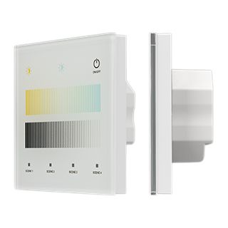 INTELLIGENT ARLIGHT Сенсорная панель SMART-DALI-301-11-1G-4SC-DT8 Белая (230V, встраиваемая, 2.4G) (