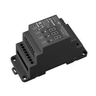 INTELLIGENT ARLIGHT Диммер SMART-DALI-104-62-ADDR-RGBW-DT6/DT8-PD-DIN Black (12-48V, 4x5А) (IARL, IP