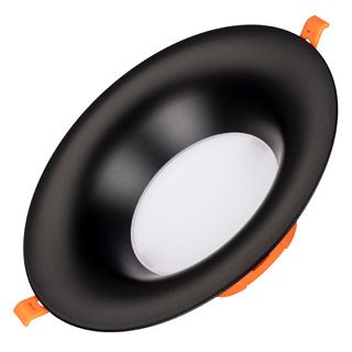 Светильник MS-BLIZZARD-BUILT-R215-20W Warm3000 (BK, 100 deg, 230V) (IP20 Металл, 3 года)