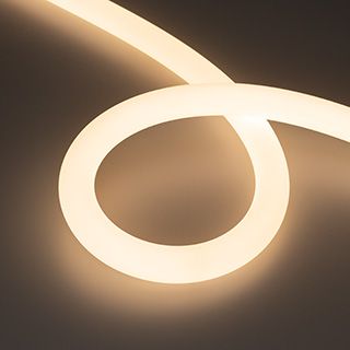 Светодиодная лента герметичная MOONLIGHT-TOP-A336-D25mm 48V Warm3000 360deg (12.5 W/m, IP65)
