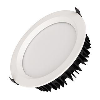 Светильник MS-MIST-BUILT-R220-30W Warm3000 (WH, 110 deg, 230V) (IP54 Металл, 5 лет)