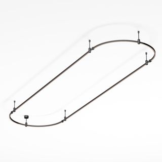 Трек ART-APRIORI-OVAL-ROD-200-3000x1000 (BK) (IP20 Металл, 3 года)