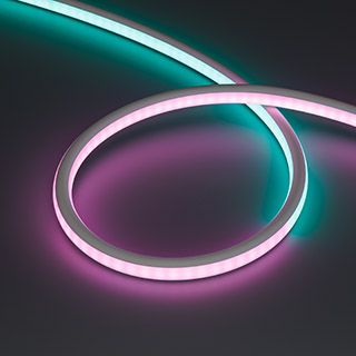 Лента герметичная SPI-WAVE-TOP-G200-18x15mm 12V RGB PX2 (26 W/m, IP54, 5m, wire x1) (Arlight, Вывод 
