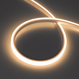 Лента герметичная WAVE-TOP-PU-A144-10x10mm 24V Warm3000 (5 W/m, IP68, 1m, wire x1) (Arlight, Вывод б