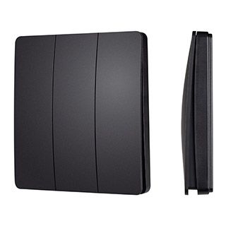 INTELLIGENT ARLIGHT Кнопочная панель KINETIC-801-22-3G-WP-SUF Black (No battery, IP67, 433Mhz) (IARL