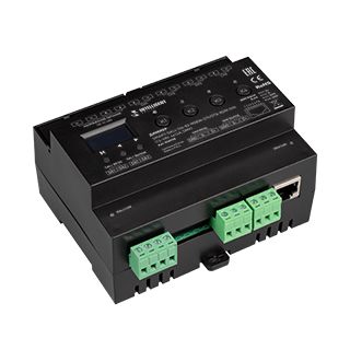 INTELLIGENT ARLIGHT Диммер SMART-DALI-104-82-RGBW-DT6/DT8-RDM-DIN (12-48V, 4x12A, DMX) (IARL, IP20 П