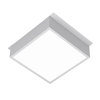 Светильник DL-GRIGLIATO-S140x140-18W Warm3000 (GR, 100 deg, 230) (IP40 Металл, 5 лет)
